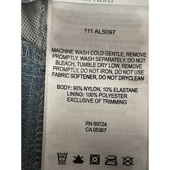 Columbia Skirt Size 14 Faux Wrap Omni-Shield Sage Stretch Tech Fabric Vent Waist - Picture 4 of 9